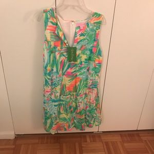 NWT Lilly Pulitzer Tanya Romper Sea Salt and Sun